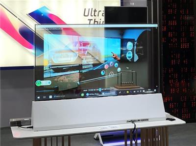 WG55F-A WG65U-A OLED 全透明显示屏，超薄黑科技