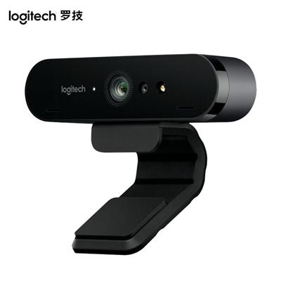 罗技（Logitech） C1000e 4K超高清网络直播摄像头 广角视频电脑笔记本摄像头内置麦克风 C1000e 黑色（云屏配件）