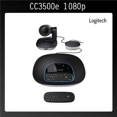 罗技(Logitech) 商务高清视频会议摄像头 CC3500e 1080P USB免驱 10倍无损变焦 （含全向麦克风+扬声器）
