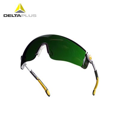 代尔塔 / DELTAPLUS 101012 焊接护目镜 焊接眼镜 电焊工防护眼镜 墨绿色 1副