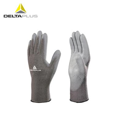 代尔塔 /DELTAPLUS  201705 手套透气劳保工作手套PU涂层针织手套耐磨精细操作手套 9码 1副