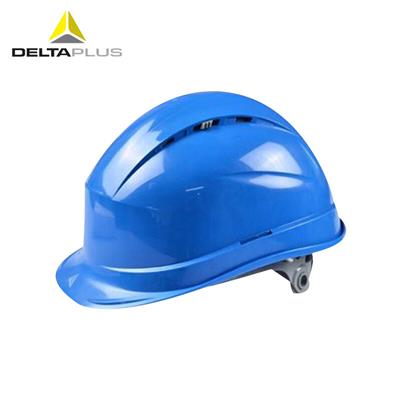 代尔塔102009安全帽 工地安全帽工程建筑施工安全帽 PP材质有透气孔送下颚带 一顶装 厂商发货