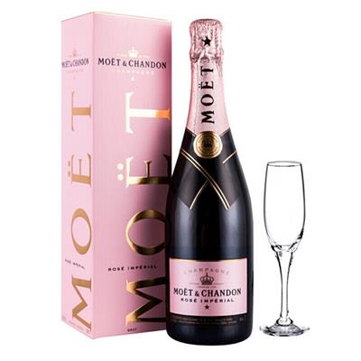 酩悦香槟（MOET CHANDON）起泡酒 葡萄酒 法国原瓶进口 酩悦粉红750ml