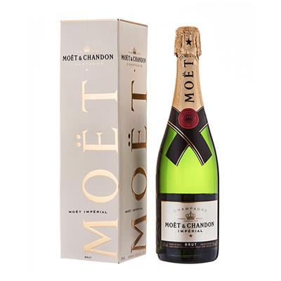 【派送】酩悦香槟 Moet & Chandon Champagne 法国原瓶进口香槟 酩悦香槟750ml礼盒装