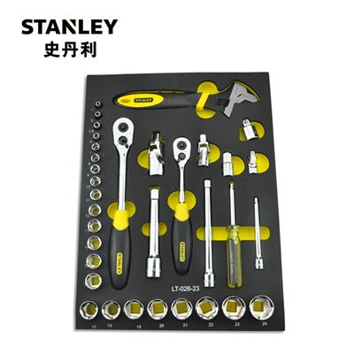 史丹利（Stanley）34件套6.3, 10, 12.5MM系列公制工具托 LT-026-23