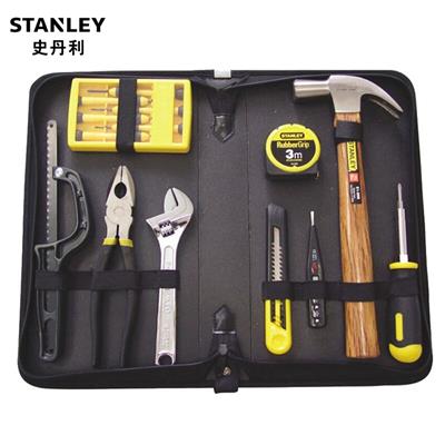美国史丹利（Stanley） 电工维修工具包套装 家用五金工具维修组合综合套装 19件套 专业工具拉链包 92-009