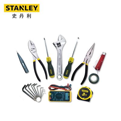 史丹利22件套电讯工具套装工具包万用表螺丝刀卷尺成套装备92-005