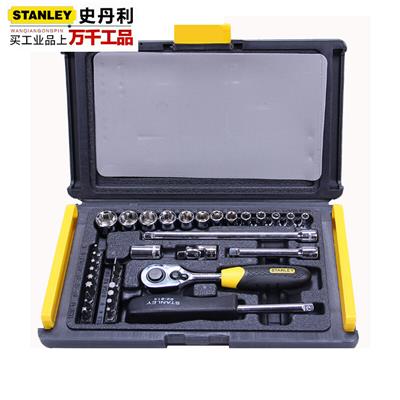 史丹利(Stanley)  35件套6.3MM系列公制组套 家装维修组套工具 94-691-22