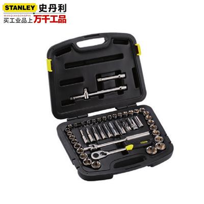 史丹利(Stanley) 汽车维修套筒扳手工具套装  汽车套筒工具组套 94-187-22